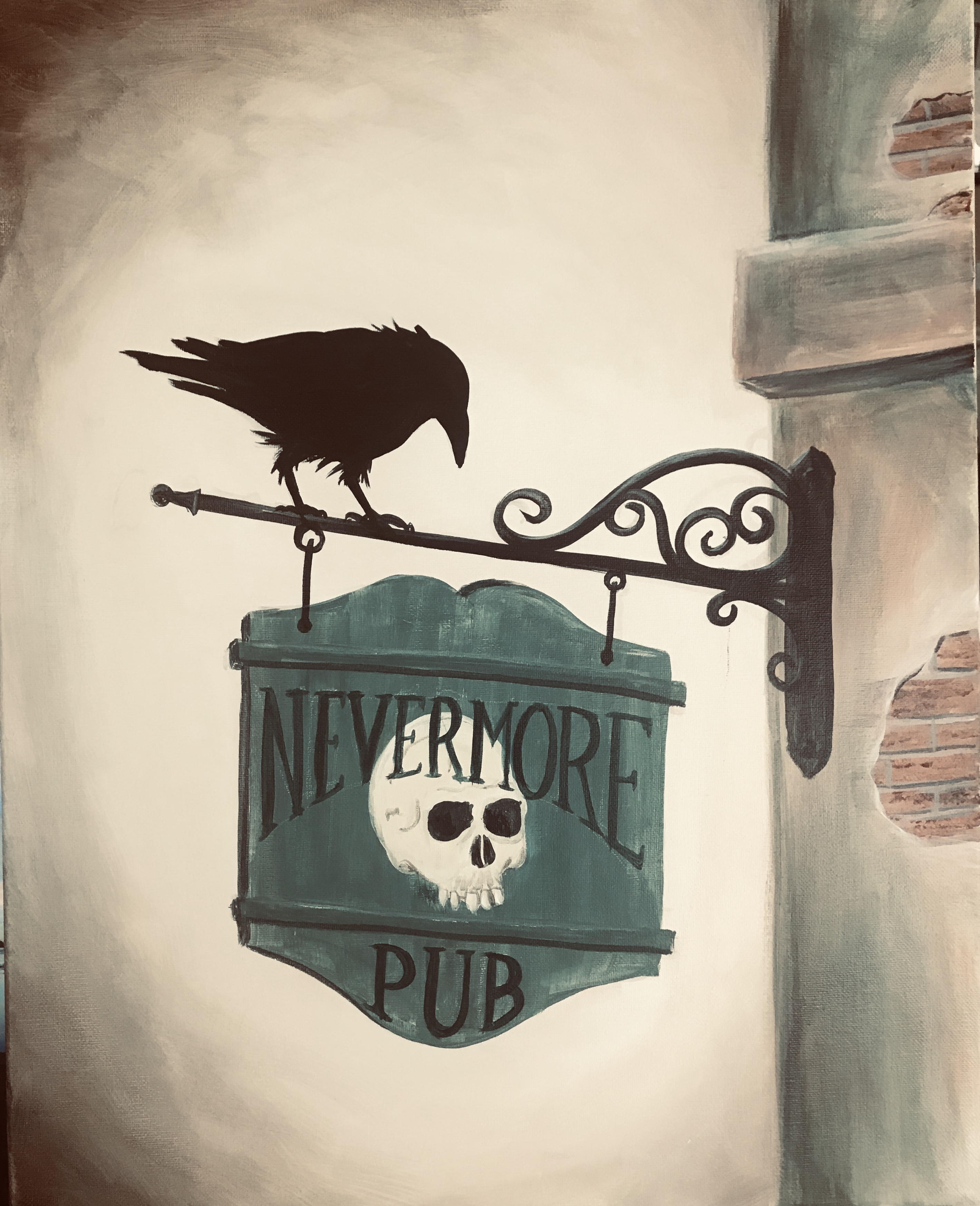 A Destination Nevermore paint nite project by Yaymaker