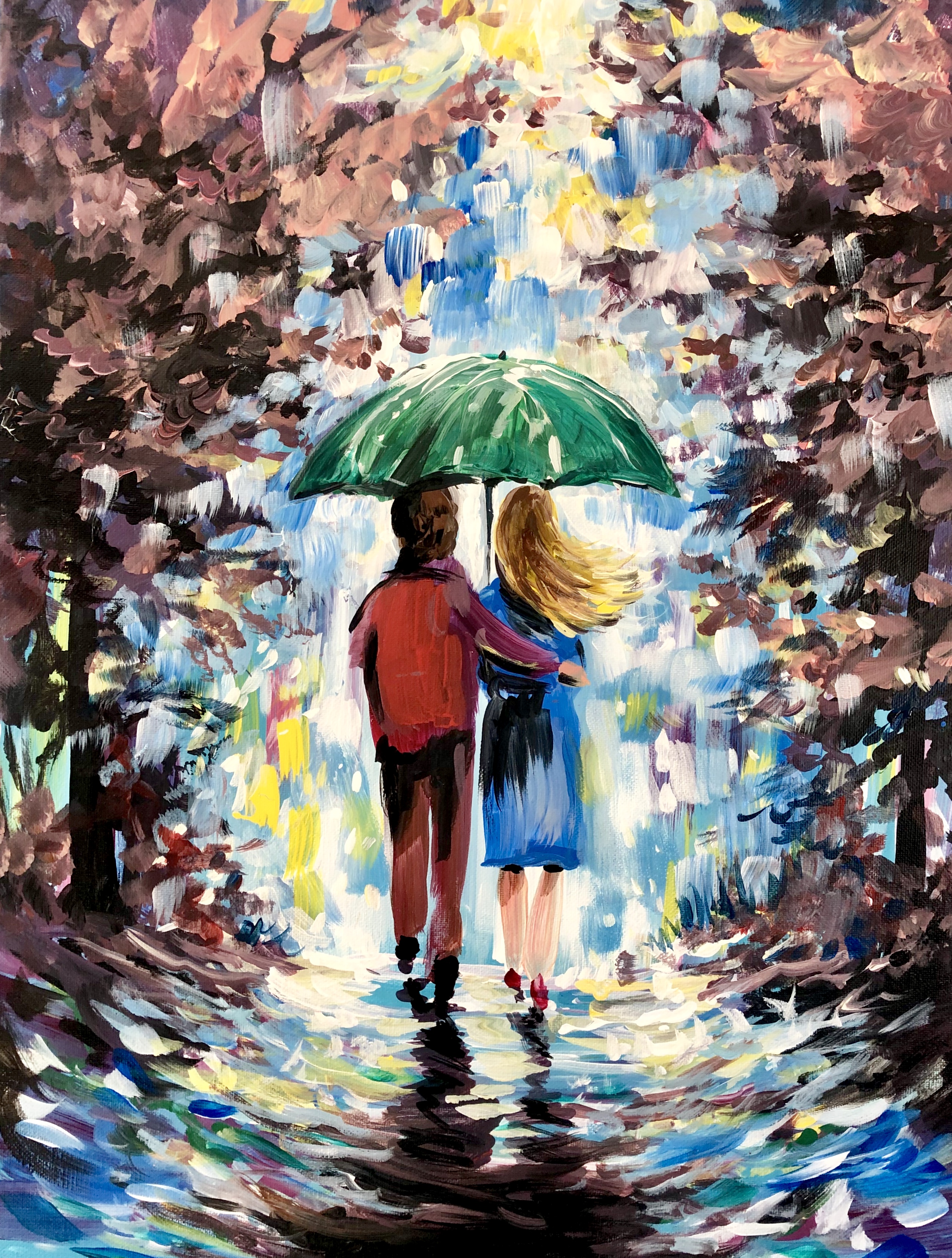 A The Sweetest Path paint nite project by Yaymaker