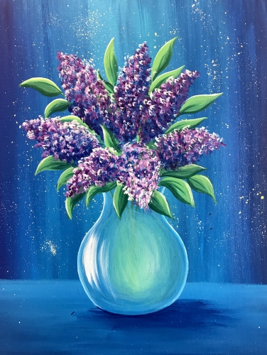 A Lilac Sparkle paint nite project by Yaymaker