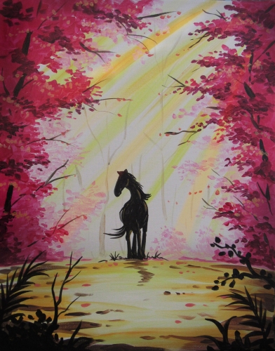 A Red Forest Stallion paint nite project by Yaymaker