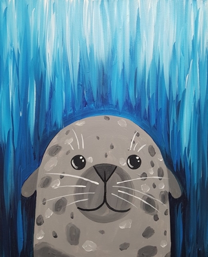 A Sally The Seal paint nite project by Yaymaker
