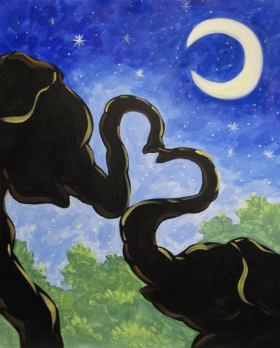 A A Mothers Everlasting Love paint nite project by Yaymaker