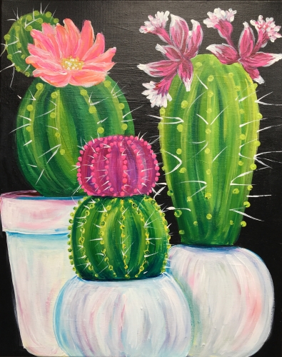 A Pretty Prickles paint nite project by Yaymaker