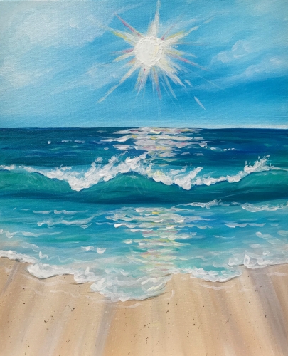 A Starlight Beach paint nite project by Yaymaker