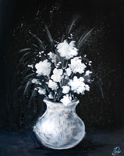 A White Flowers II paint nite project by Yaymaker