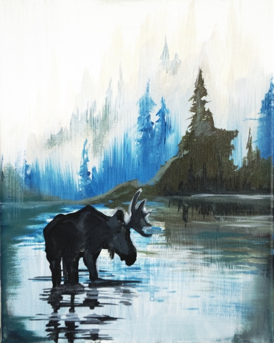 A Moose State Of Mind paint nite project by Yaymaker