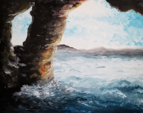 A Peaceful Cove paint nite project by Yaymaker