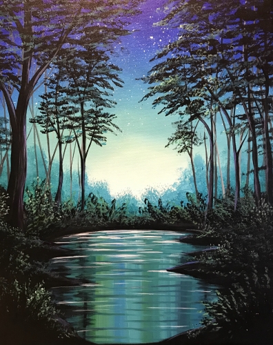 A Twilight River paint nite project by Yaymaker