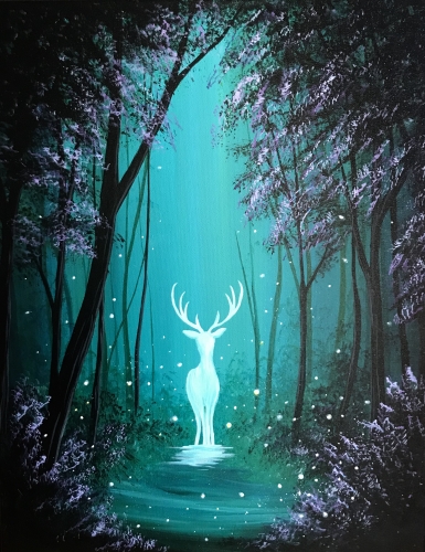 A Magic of Spring paint nite project by Yaymaker