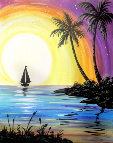 A I am Sailing paint nite project by Yaymaker