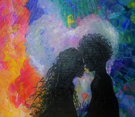 A Teenage Love paint nite project by Yaymaker