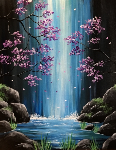 A Lavender Falls paint nite project by Yaymaker