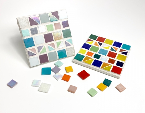 A Design your own Mosaic Coasters make a mosaic project by Yaymaker