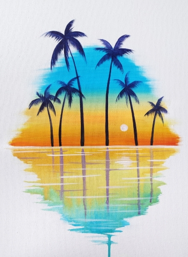 A Summer Serenity paint nite project by Yaymaker