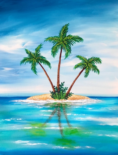 A My Own Private Island paint nite project by Yaymaker