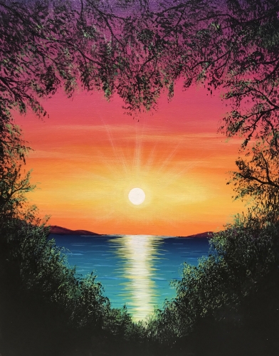 A Ocean Love paint nite project by Yaymaker