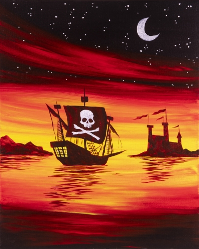 A Pirates Booty paint nite project by Yaymaker