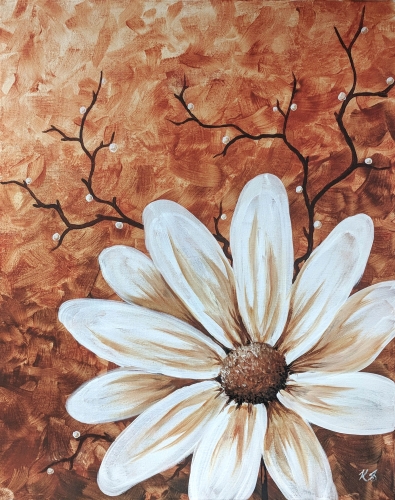 A Vintage Bloom II paint nite project by Yaymaker
