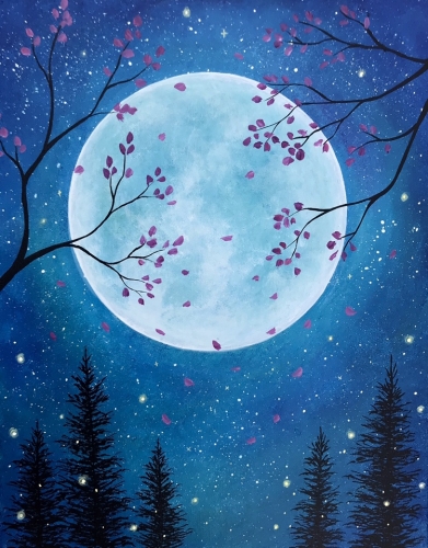 A Mystic Moon Magic paint nite project by Yaymaker