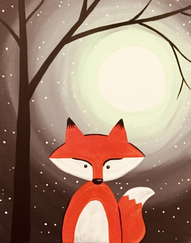 A Foxy Moon paint nite project by Yaymaker