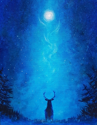 A Stags Aurora paint nite project by Yaymaker