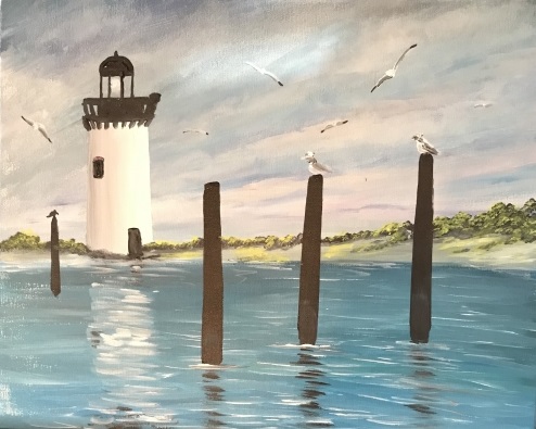 A Little Light House paint nite project by Yaymaker