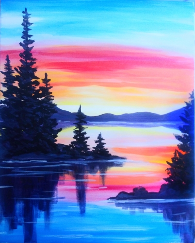 A San Juan Sunset II paint nite project by Yaymaker