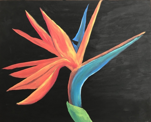 A Bird of Paradise III paint nite project by Yaymaker