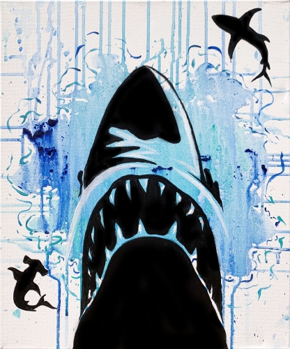 A Shark Splash II paint nite project by Yaymaker