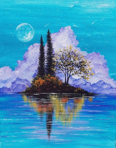 A Harvest Moon Island paint nite project by Yaymaker