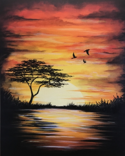 A Calm Surrender paint nite project by Yaymaker