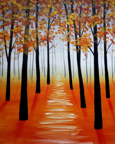 A Fall Path II paint nite project by Yaymaker