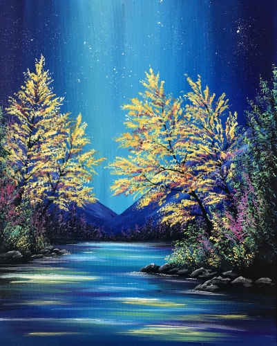 A Dark Autumn paint nite project by Yaymaker