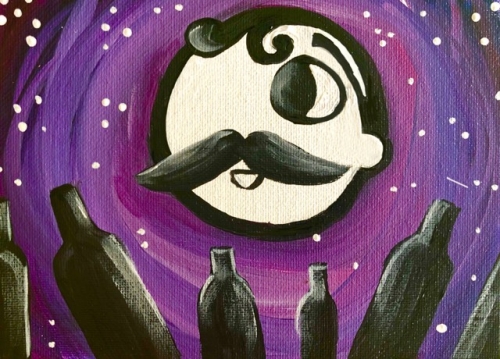 A Beer Moon paint nite project by Yaymaker
