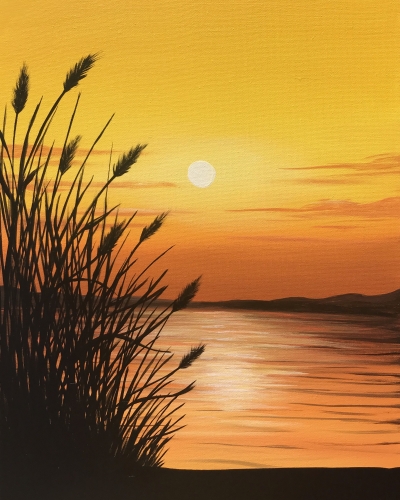 Golden Sundown with Sierra Pitkin 04 12 2024 Paint Nite