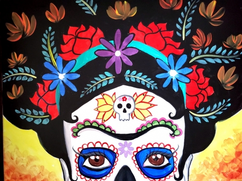 A Colores de Frida II paint nite project by Yaymaker
