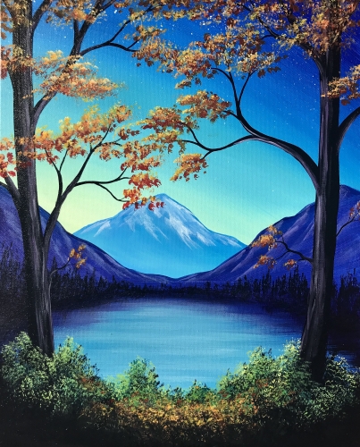 A Autumn Lookout paint nite project by Yaymaker
