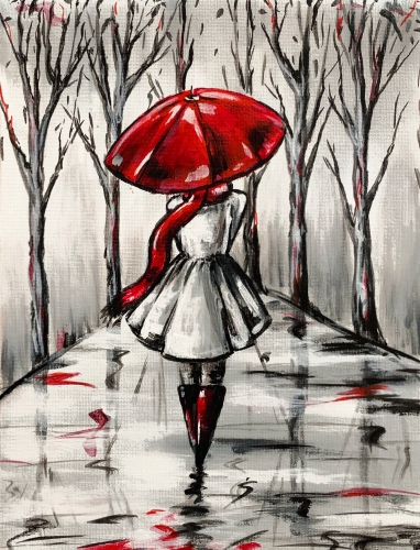 A Red Umbrella II paint nite project by Yaymaker