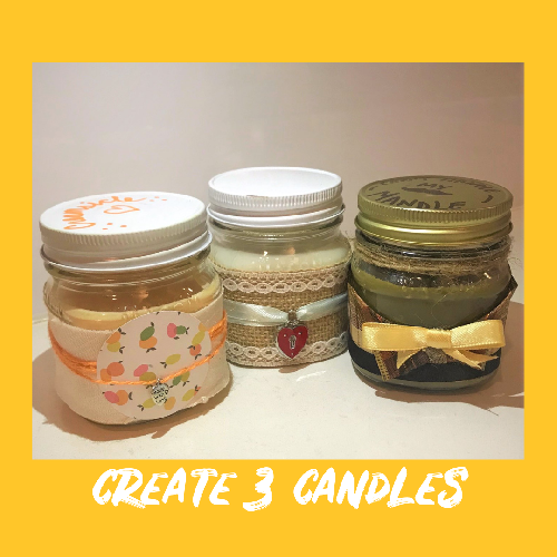 A Candle Scents Trio candle maker project by Yaymaker