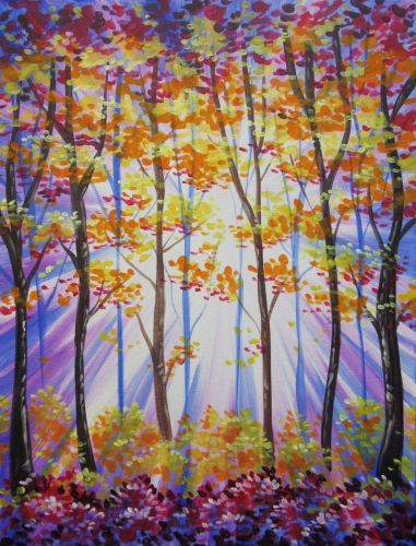 A Fall Forest Radiance paint nite project by Yaymaker