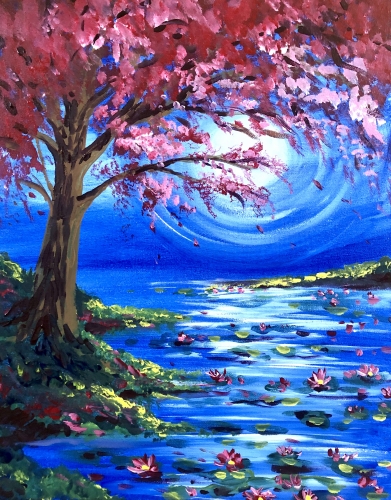 A Under The Japanese Maple paint nite project by Yaymaker