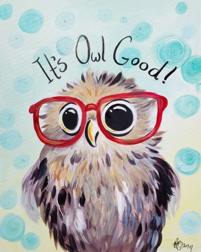 A Its Owl Good paint nite project by Yaymaker