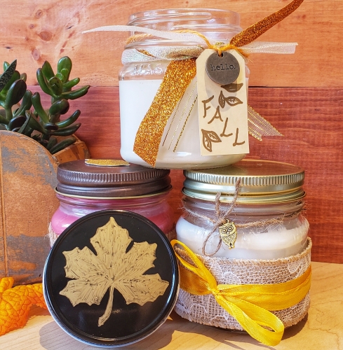 A Fall Candles candle maker project by Yaymaker