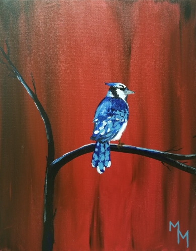 A Bluebird Branches Out paint nite project by Yaymaker