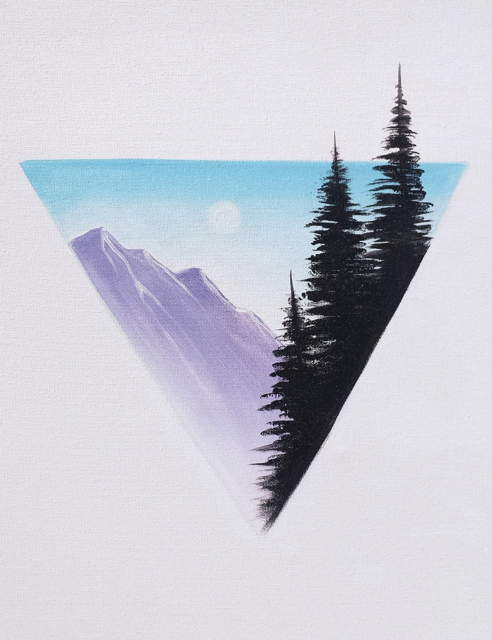 A Rocky Mountain Range paint nite project by Yaymaker