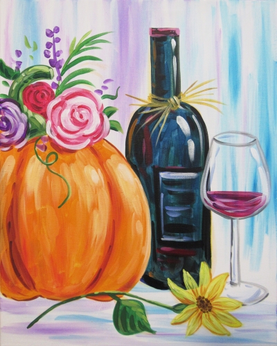 A My Fall Still Life paint nite project by Yaymaker