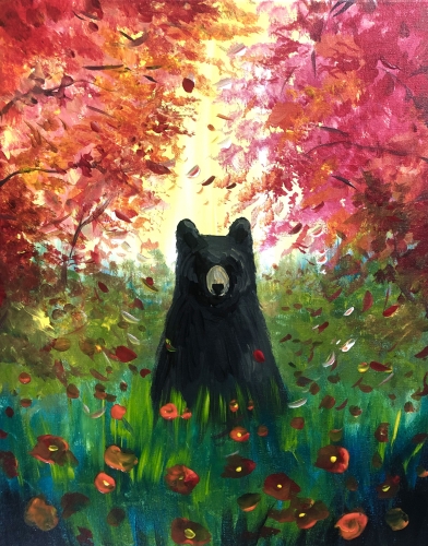 A A Fall Visitor paint nite project by Yaymaker