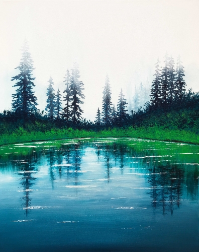 A Tranquility Lake paint nite project by Yaymaker