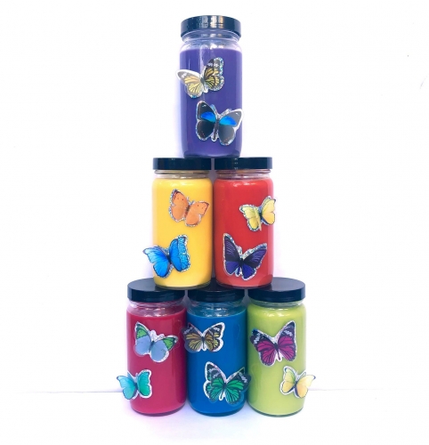 A Make 3 Butterfly Candles  Choose Your Scent and Color candle maker project by Yaymaker