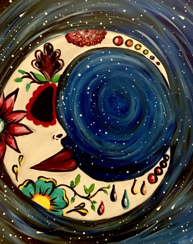 A Look At That Moon paint nite project by Yaymaker